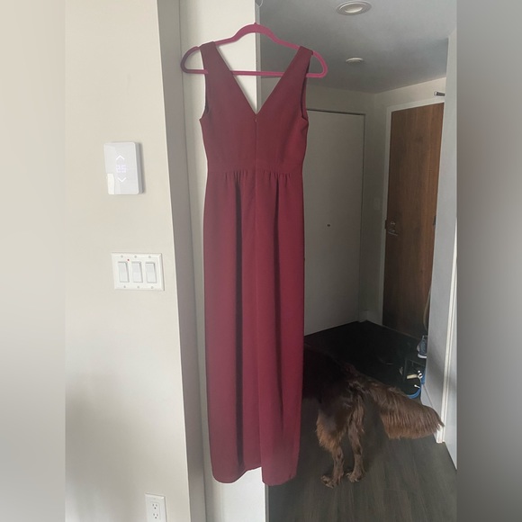 Park & Fifth Burgundy Gabriola Dress - Picture 5 of 6